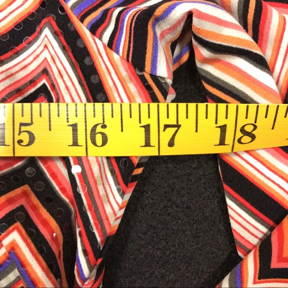 Ideology M Chevron Top with Sequins Long Sleeve - Picture 6 of 8