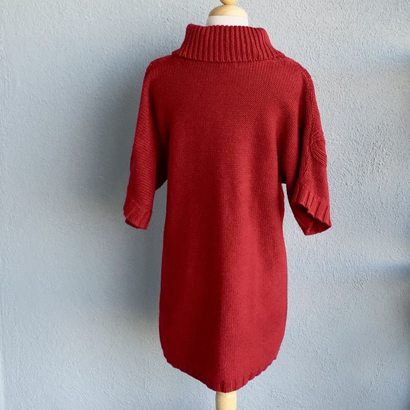 ANA A New Approach Red Sweater Tunic Size L - Picture 3 of 6