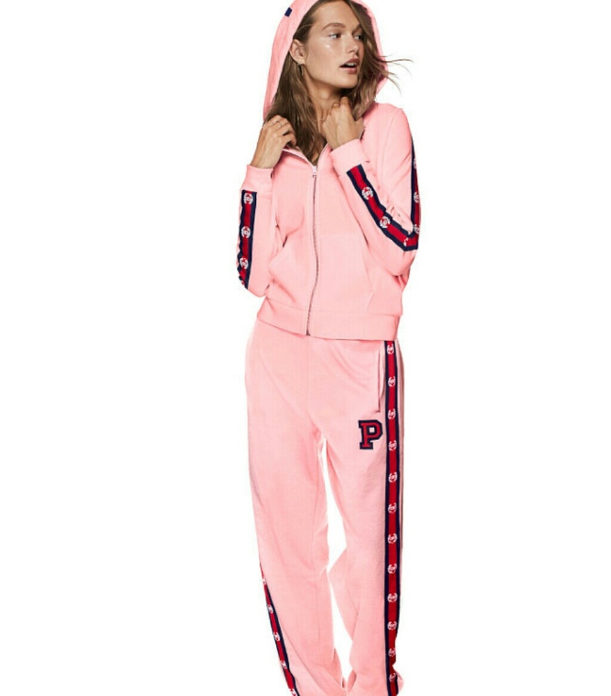 ❤☺NEW! Lg 2pc VS PINK VARSITY SWEATSUIT☺❤