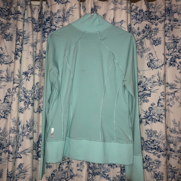 Zella Workout Jacket in Seafoam or Turquoise color - Picture 3 of 5