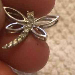 necklace. 10k white gold and diamond