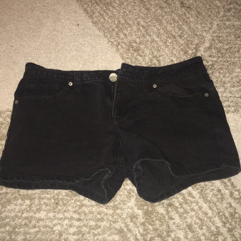 Black Denim shorts
