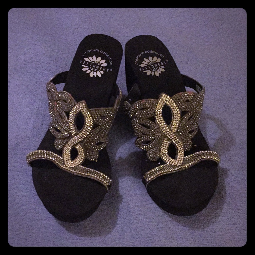 Premium Collection Yellow Box Edith Sandal Wedge