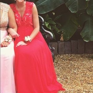 Red prom dress