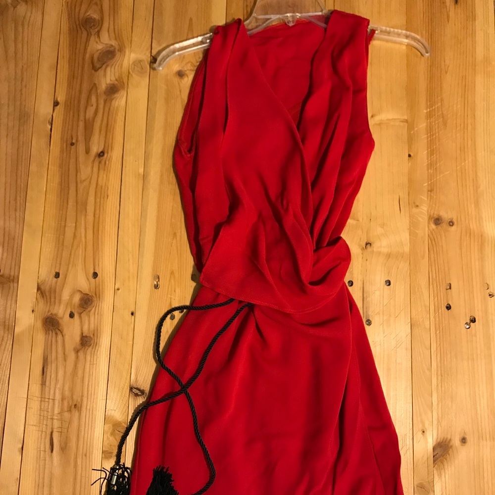 Mango Suit Women’s Red Sleeveless Dress xxs