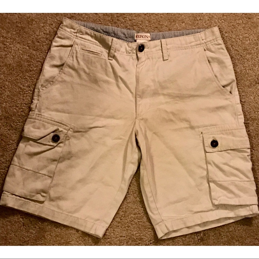Merona Khaki Cargo Shorts