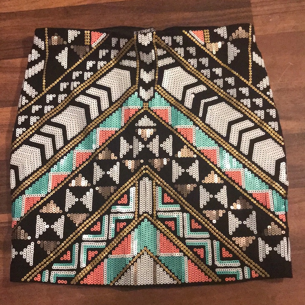 Aztec Print skirt