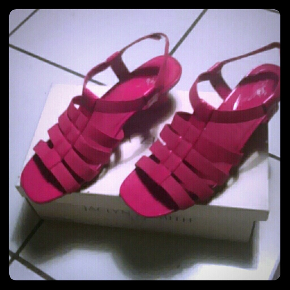 Pink shoes