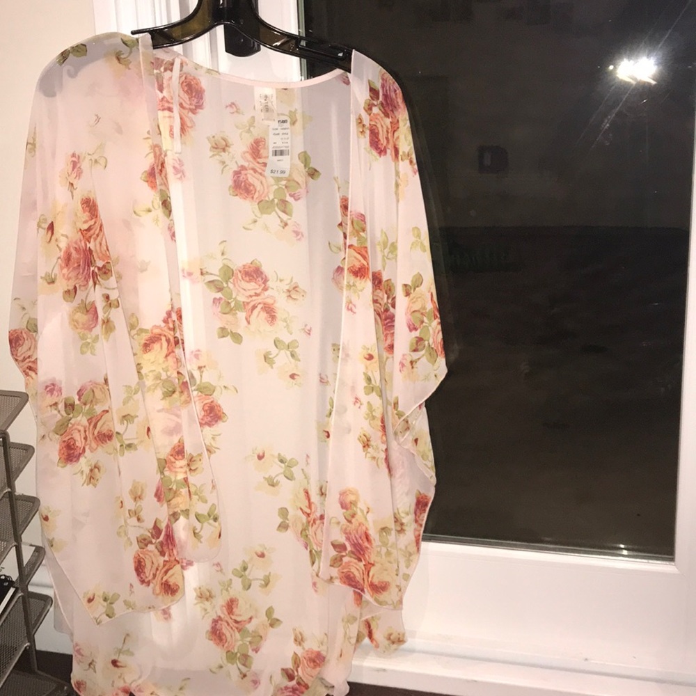 Floral Tunic/Cardigan