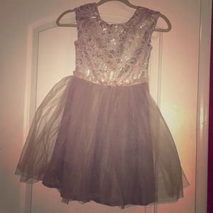 Girl Party Tulle Sequence Dress