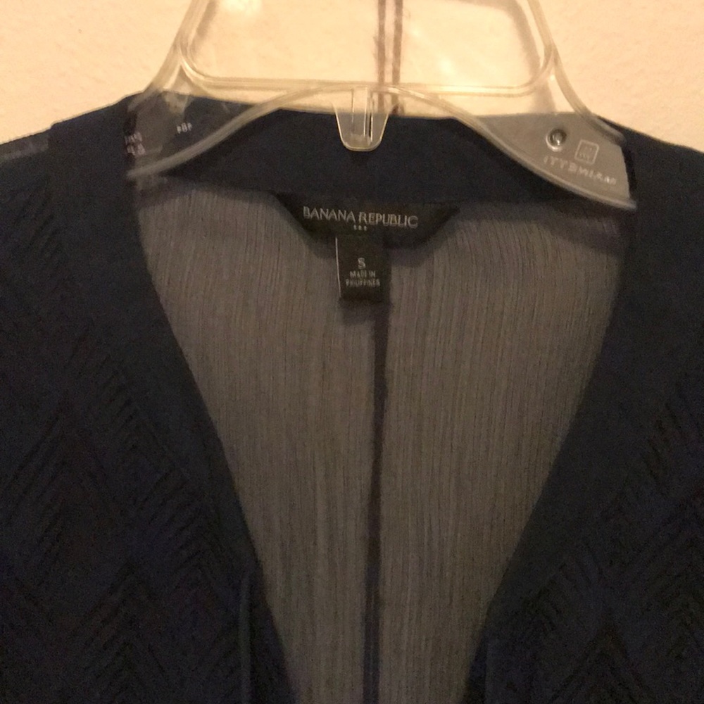 Banana republic navy blue blouse