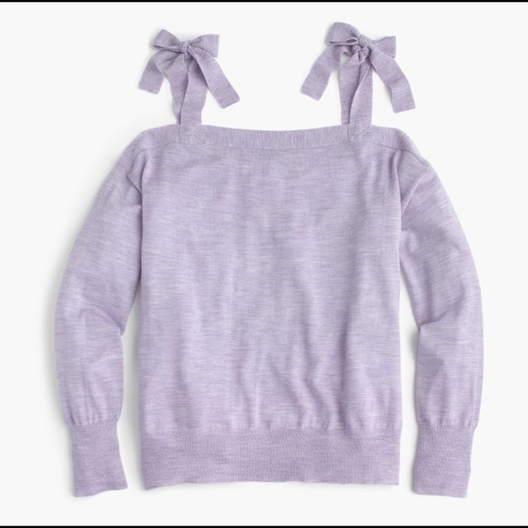 J. Crew Tops - NWOT j.crew moreno wool lavander sweater