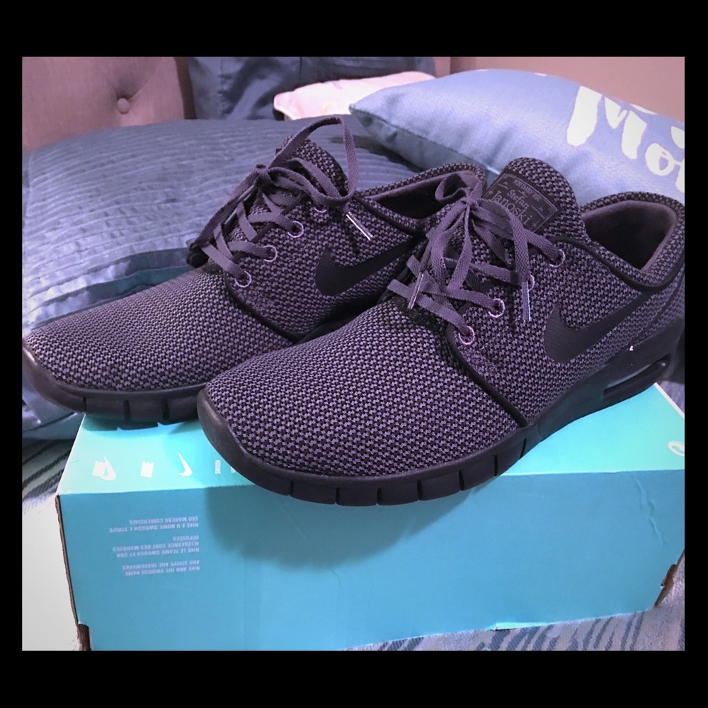 Nike Stefan Janoski Max Dark Grey/Black - Sz 11.5