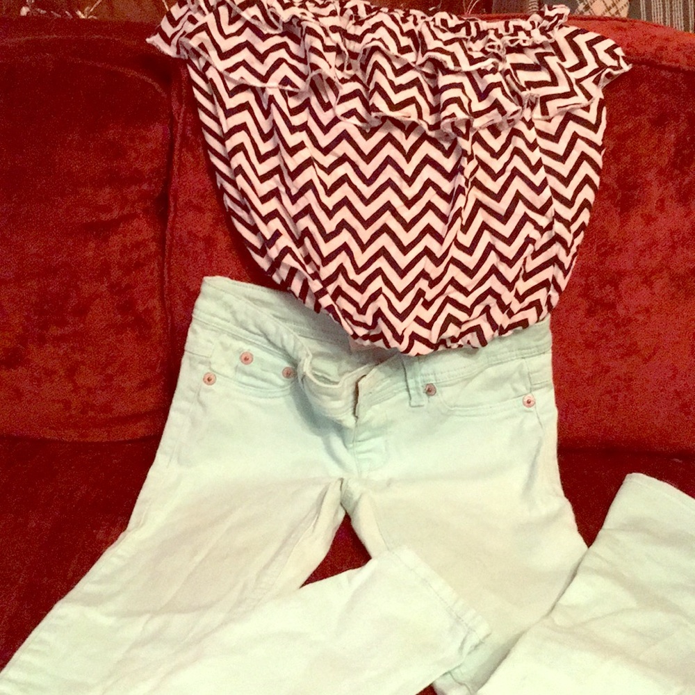 Wet Seal Aqua Skinny Jeans