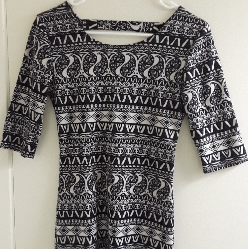 Aztec Print Dress