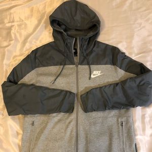 Nike Zip Hoodie Size L Gray Never worn