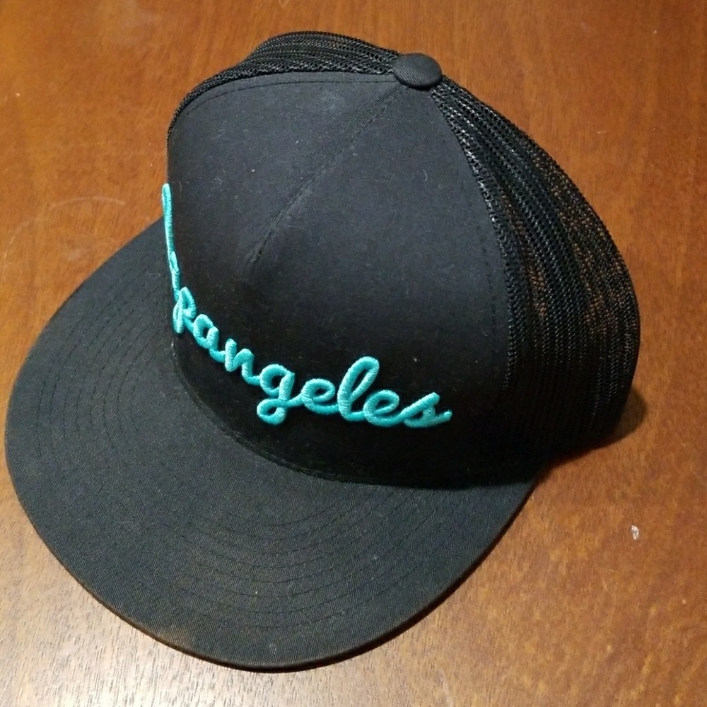 Japangeles Trucker Hat Black Teal