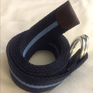 GAP O-ring Navy with Carolina Blue stripe belt