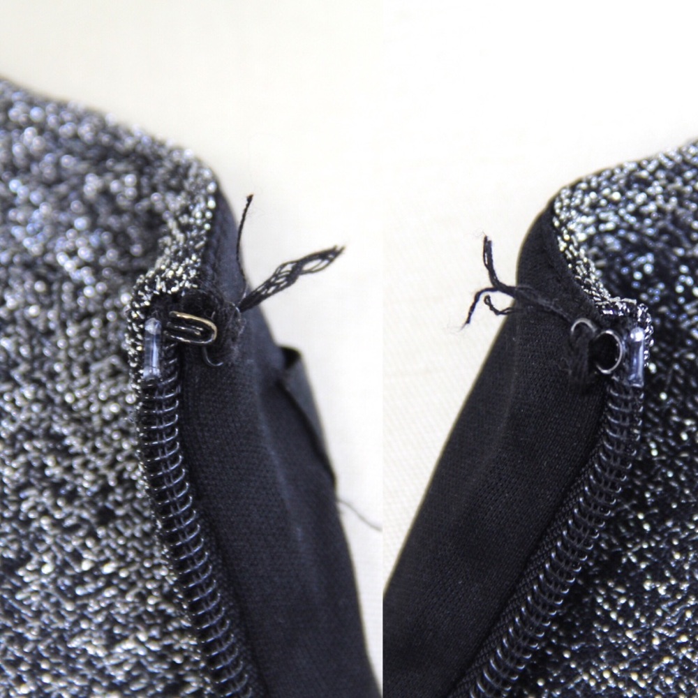 Topshop Silver Lurex Bodycon Wrap Dress - Picture 4 of 4