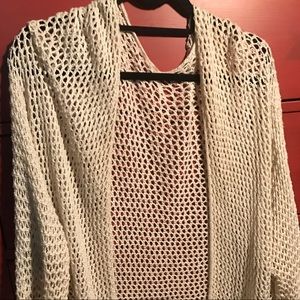 Brandy Melville crochet shawl/sweater