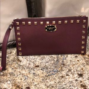 Michael Kors Sandrine Stud Clutch/Wristlet