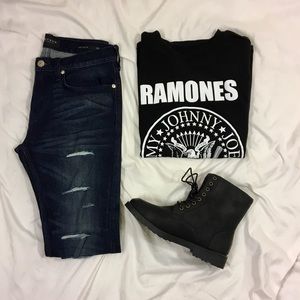 Pacsun men’s slim distressed jeans