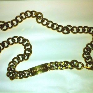VINTAGE CHANEL CHUNKY CHAIN BELT