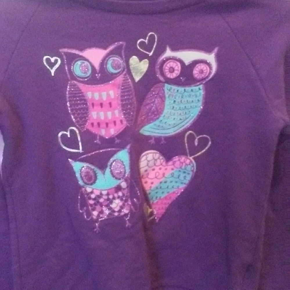 Girl high-low sweat shirt
