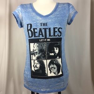The Beatles “Let It Be” Blue T-Shirt Sz S (3-5)
