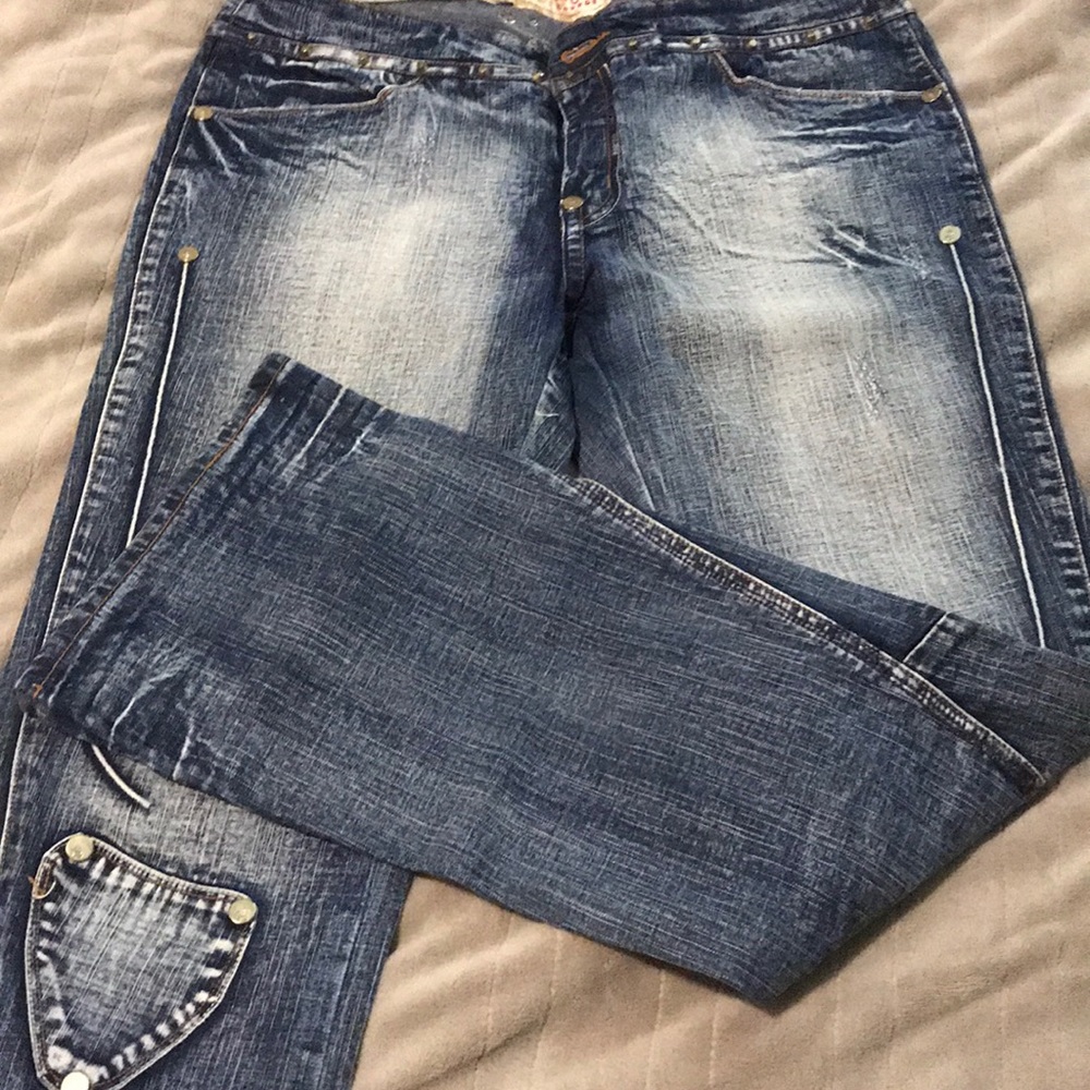 Pep jeans London flare bottom like new