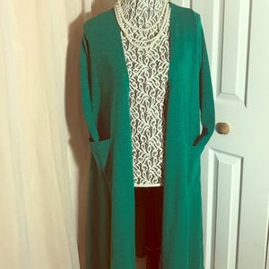 SALE! 24hrs ONLY! LuLaRoe Sarah Cardigan XS Green