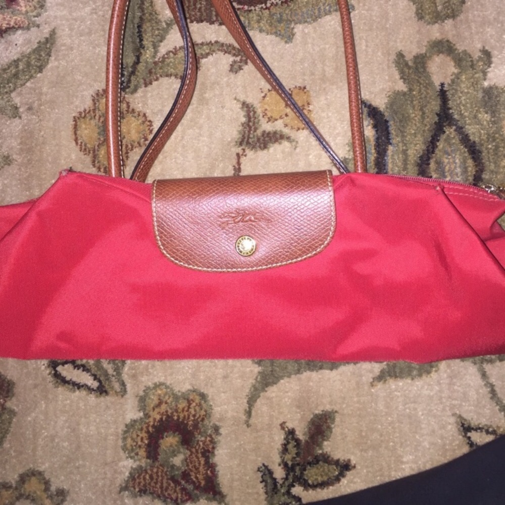 Red Longchamp Bag small