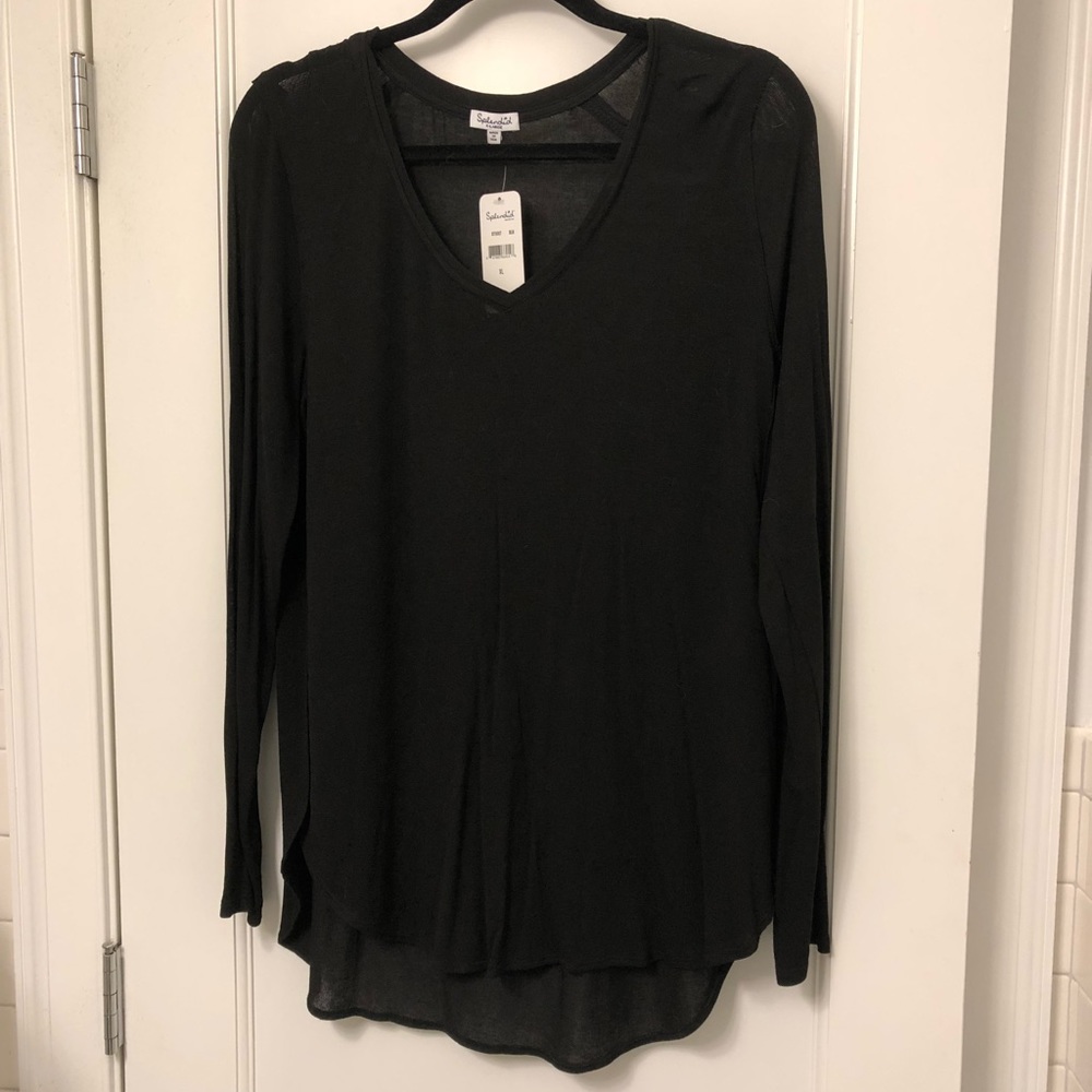 NWT hi-Lo style sheer top by Splendid!