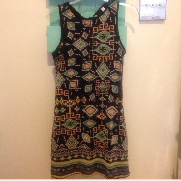 Tribal Print Dress - Picture 1 of 6