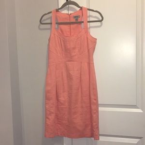 DKNY Tangerine Racerback Pocket Dress