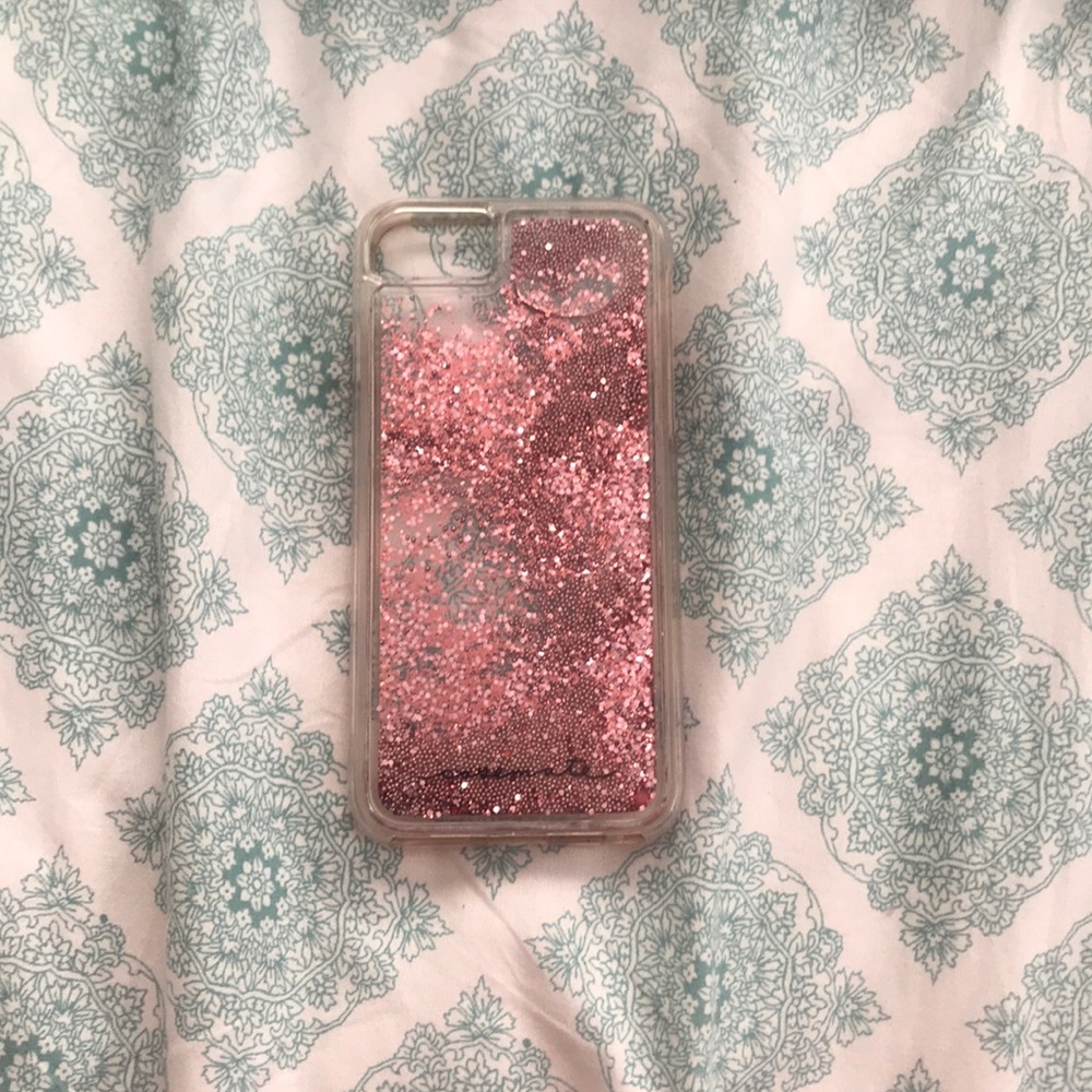 iPhone 7 pink sparkly protective case🤩💕