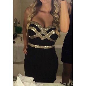 Sequined bodycon LBD