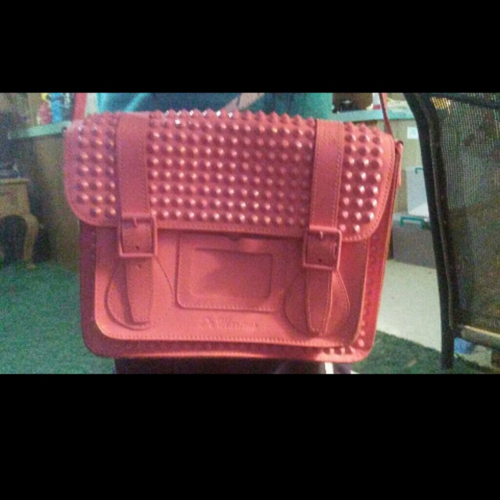 Dr.Martens pink studded purse.nwot.