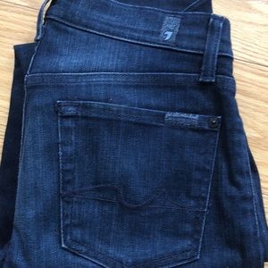 7 For all Mankind slim cigarette jeans