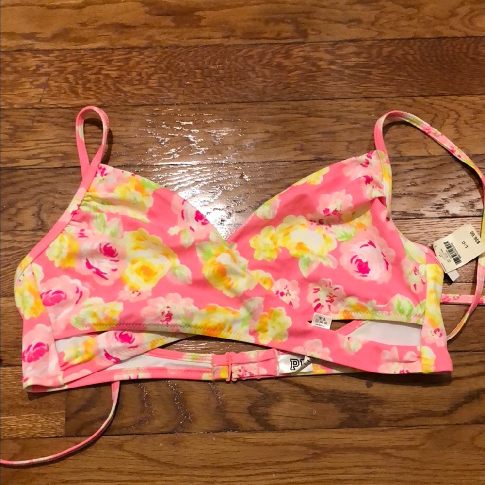 Victoria secret PINK bikini top floral