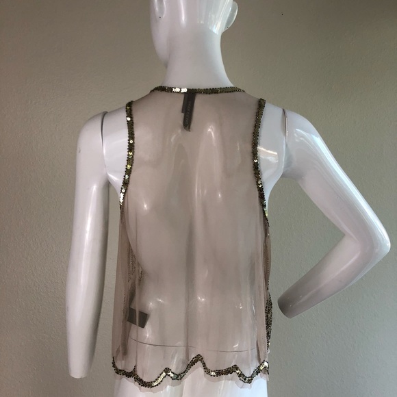 Sheer top with detailed beading and sequence - Picture 2 of 6