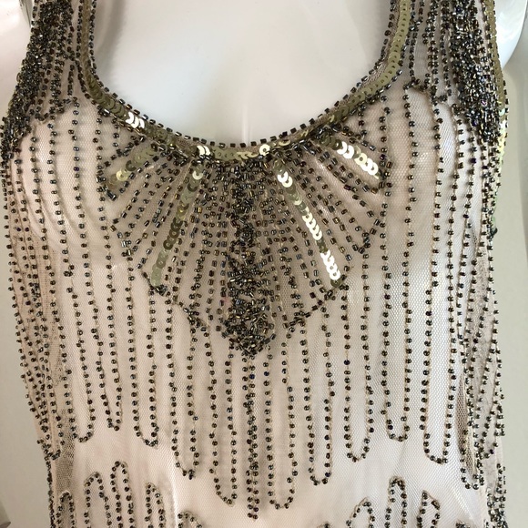 Sheer top with detailed beading and sequence - Picture 4 of 6