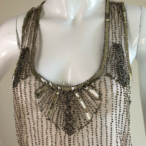 Sheer top with detailed beading and sequence - Picture 5 of 6
