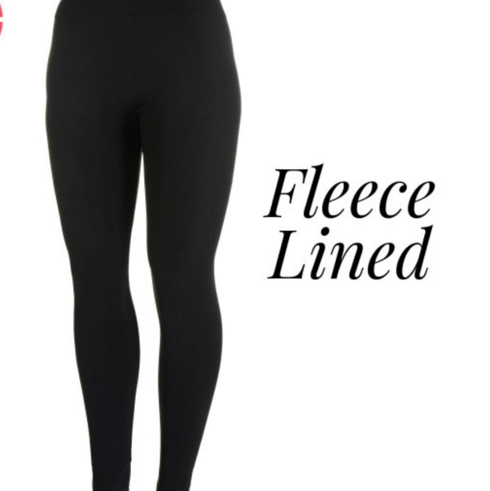 Fleece Lined Leggings/Large