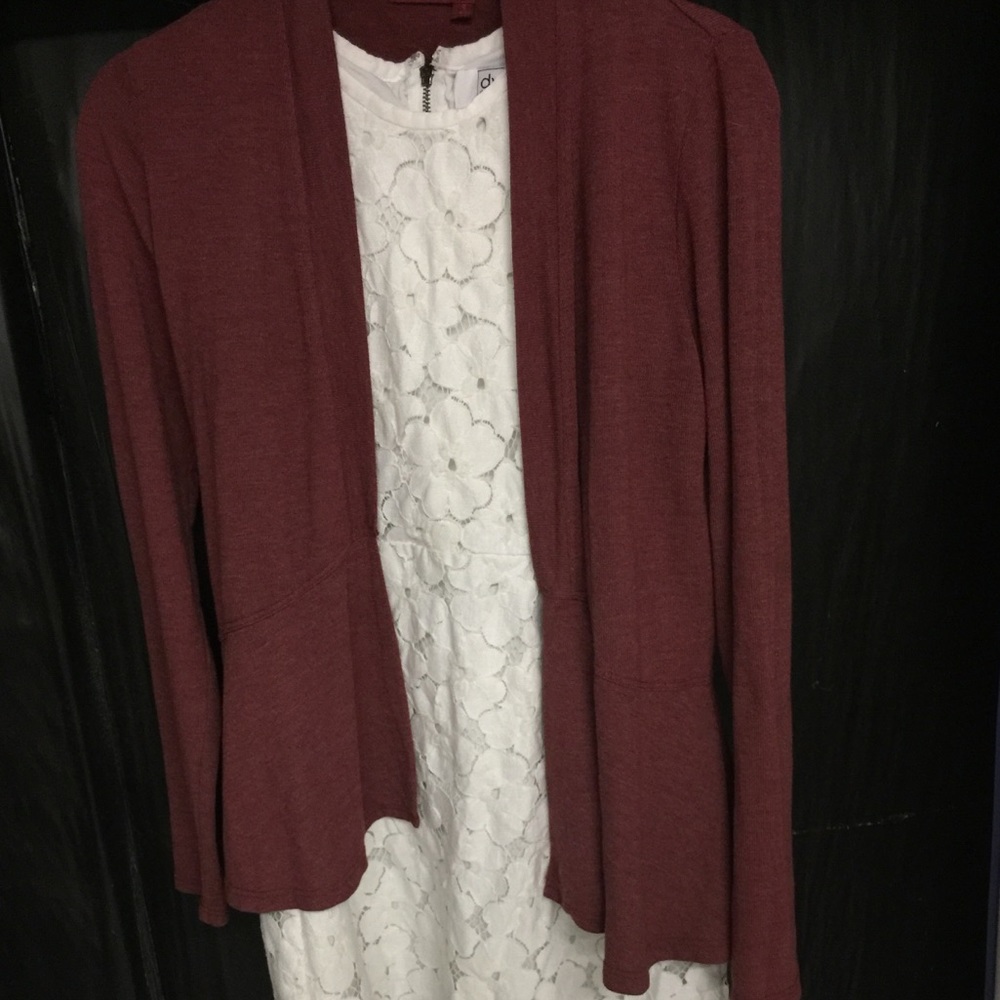 dv by Dolce Vita / Ivory mini dress/ size: small