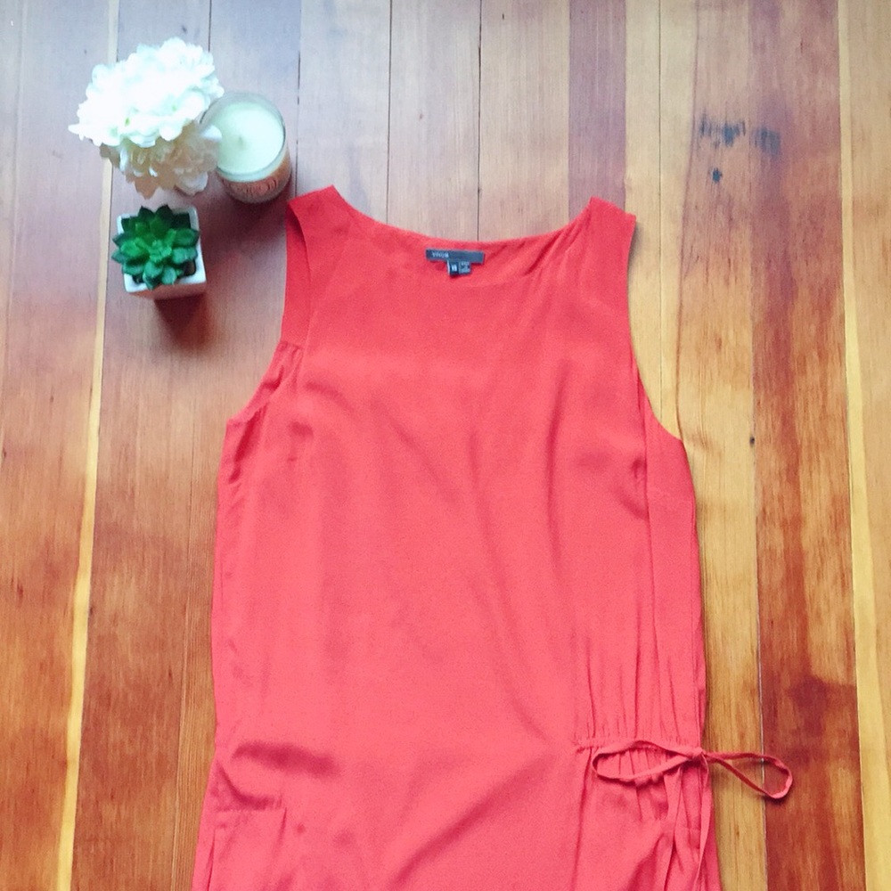‼️SALE‼️ Vince Sleeveless Side Tie Sun Dress