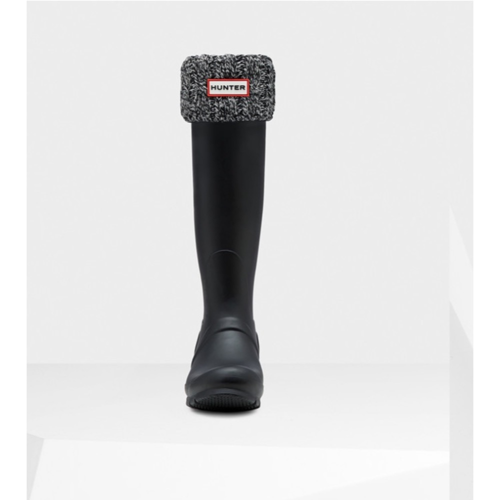 Hunter boots tall socks