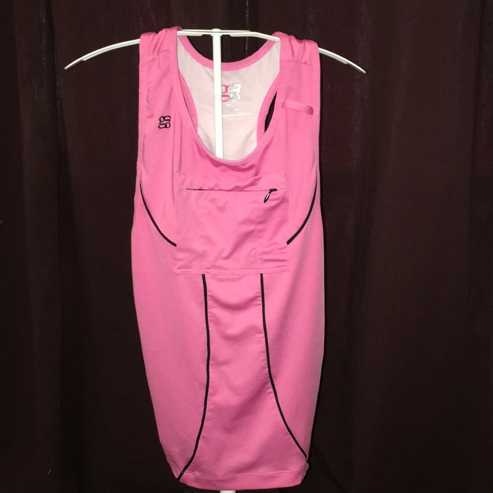 G & G Pink Workout Tank Size Medium