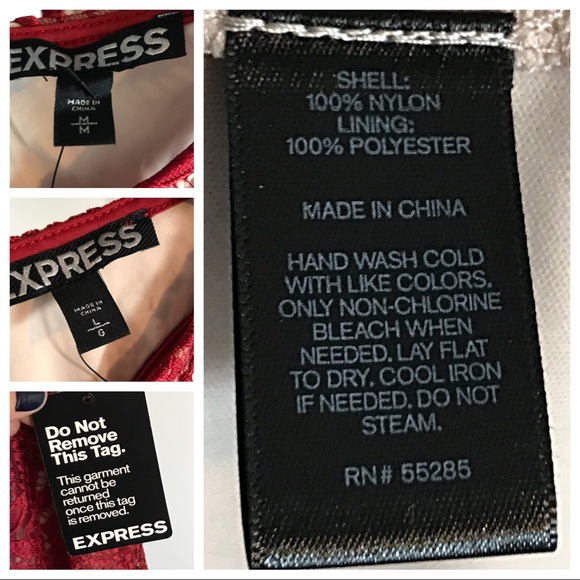 NWT - Express Floral Lace Contrast Sheath Dress - Picture 4 of 4