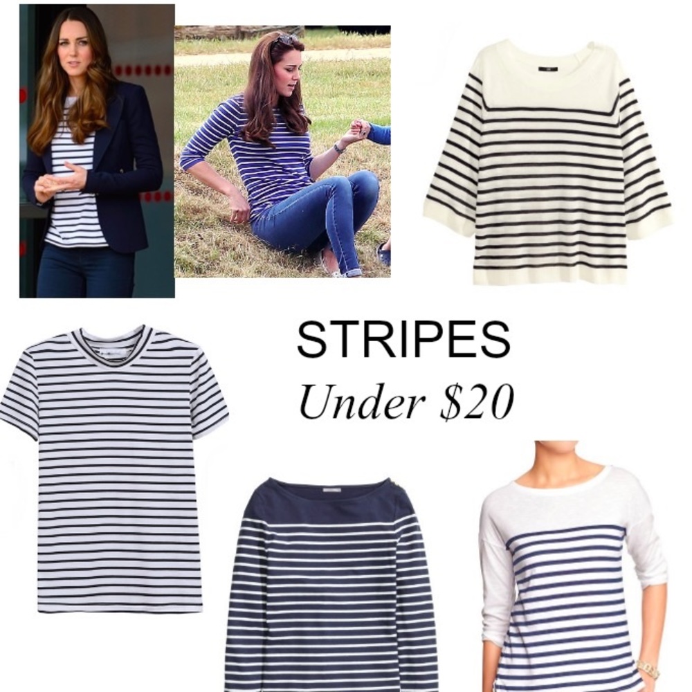 Blue Striped Polo Shirt